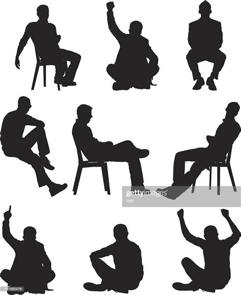 Silhouette Of Men In Different Poses High Res Vector Graphic Getty Images