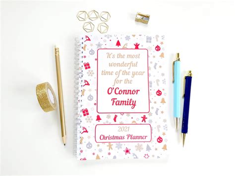 Christmas Planner Organiser Book