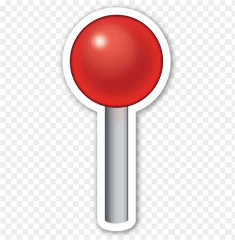 Free Download Hd Png Round Pushpin Emoji Png Transparent With Clear