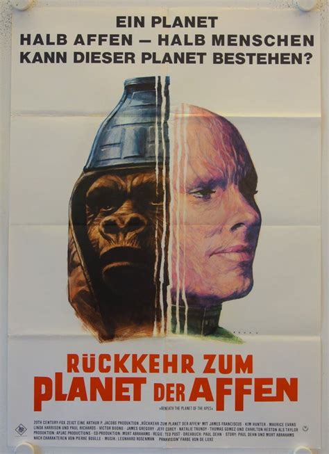 R Ckkehr Zum Planet Der Affen Originales Deutsches Filmplakat