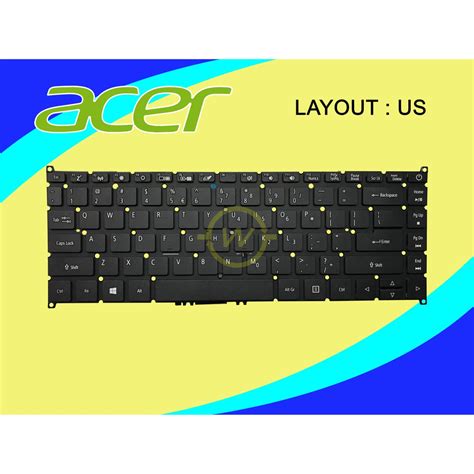 Jual Keyboard Acer Aspire 3 A314 A314 41 A314 33 Series Tombol Fn Kecil