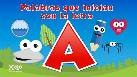 Palabras Que Inician Con La Letra A En Español Para Niños