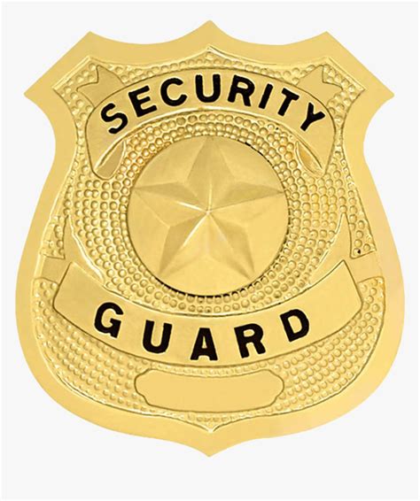 Security Guard Badge Png