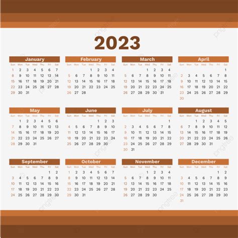2023 Calendar Planner Vector Hd Images Aesthetic Minimalist 2023