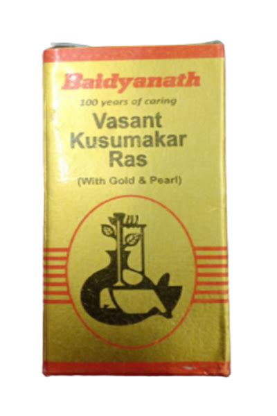 Baidyanath Basant Vasant Kusumakar Ras With Gold And Pearl Distacart