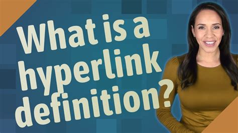 What Is A Hyperlink Definition Youtube