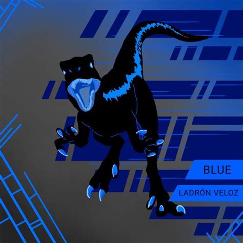 Blue Velociraptorjurassic World Fallen Kimdom Dominion 🔘