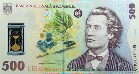 Cate Bancnote De 500 De Lei Cu Imaginea Lui Mihai Eminescu Sunt In