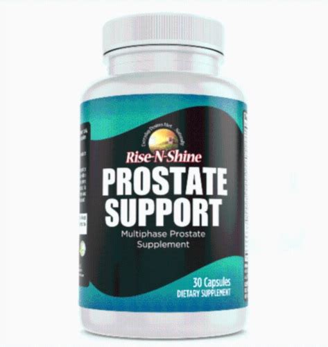 rise n shine prostate support multiphase prostate supplement single bottle food 4 less