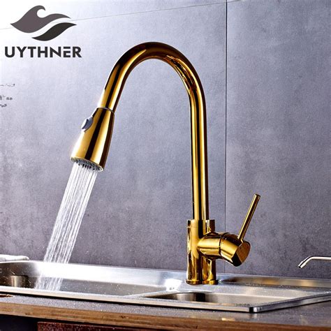 If you're looking for kitchen faucets with a pull out sprayer then we have collated some of the very top options, and given them different nominations based on what they are best for, which. Uythner Factory Direct Sale Luxury Pull Out Kitchen Faucet ...