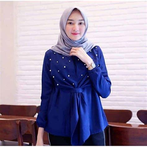 Warna Hijab Yang Cocok Untuk Baju Warna Biru Navy Pintar Mencocokan My Xxx Hot Girl