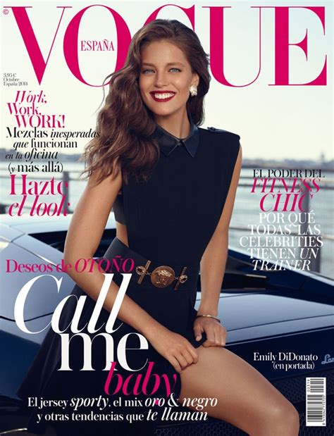 Emily Didonato Inspira El Otoño En La Portada De Vogue Octubre Vogue