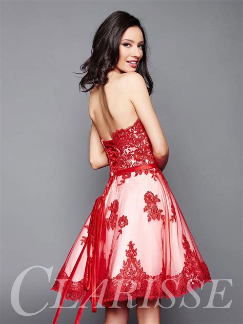 buy red and white prom dresses in stock