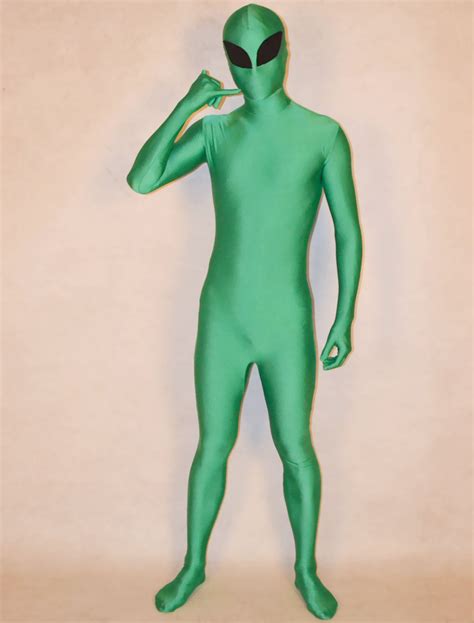 Green Adult Morph Zentai Catsuit Bodysuit Full Body Unitard Cosplay Costume Clothing Shoes