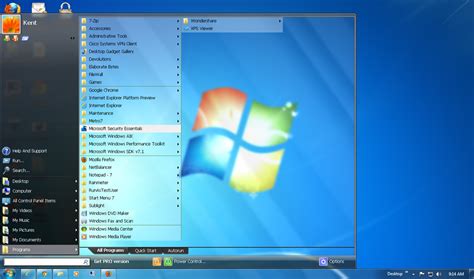 Making Windows 7 Start Menu Transparent With Startmenu7 Nextofwindowscom