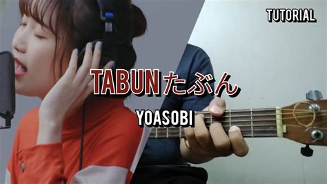 chord gitar tabun yoasobi versi lengkap youtube