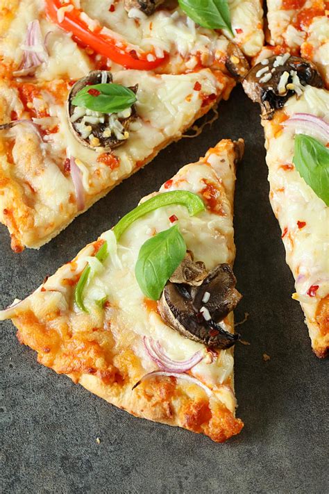 Veggie Pizza Recipe Step By Step Whole Wheta Veggie Pizza Recipe