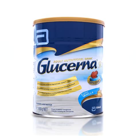 Glucerna triple care, when used as part of a diabetes management plan, can support weight management as it is fortified with chromium picolinate, a highly bioavailable form of chromium which supports carbohydrate metabolism. Glucerna Triple Care Vanilla 900G | Rose Pharmacy