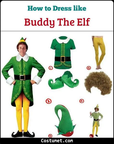 Buddy The Elf Costume For Cosplay And Halloween