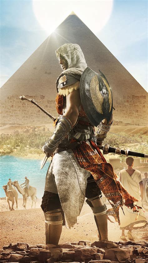 2160x3840 Assassins Creed Origins Bayek 4k Sony Xperia Xxzz5 Premium Hd 4k Wallpapers Images