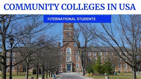 Community Colleges In The Usa Affordable Education In The Usa Youtube