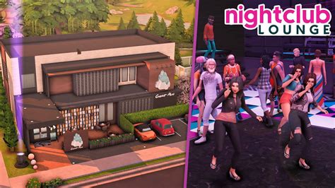 The Luxe Nightclub And Lounge No Cc The Sims 4 Speed Build Youtube