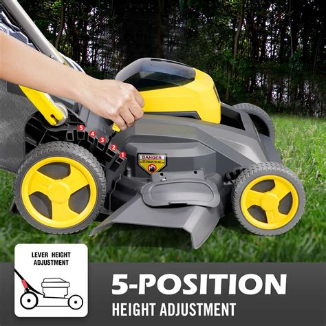 Buy Powersmart Inch Self Propelled Lawn Mower V Lithium Ion Dual