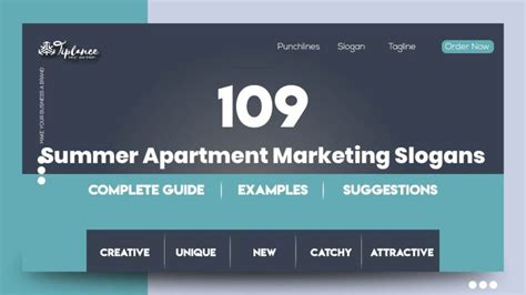 109 Best Summer Apartment Marketing Slogans Ideas And Samples