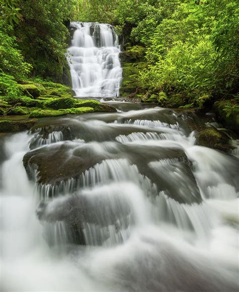 Waterfall In Great Smoky Mountains National Park Photograph By Kevin