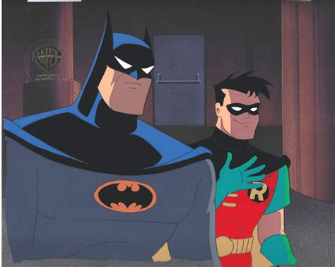 Batman and Robin Original Production Cel from Harlequinade Batman the