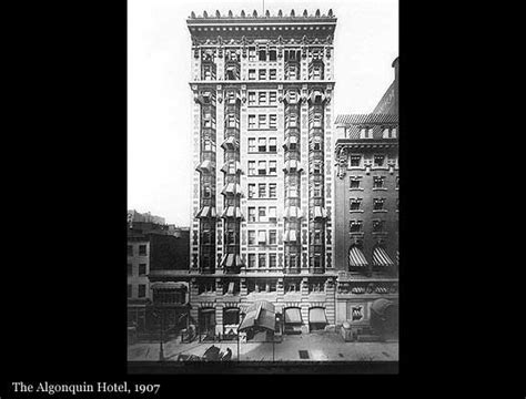 The Algonquin Hotel 1902 New York City Historic Hotels Of The