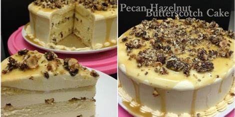 Tahukah anda, menurut kajian, dengan menikmati sepotong kek dapat mengurangkan rasa stress manusia. Kek Pecan Hazelnut Butterscotch Cake
