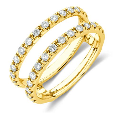 Enhancer Ring with 1/2 Carat TW of Diamonds in 14ct Yellow Gold