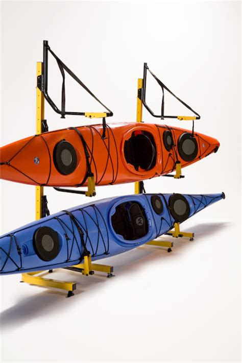 Freestanding 3 Boat Kayak Rack Suspenz Deluxe