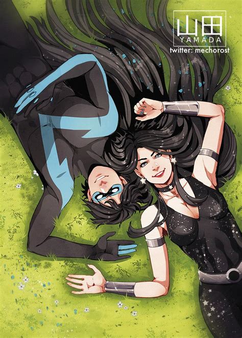 [artwork] Nightwing And Donna Troy By「yamada」 Mechorost Dccomics
