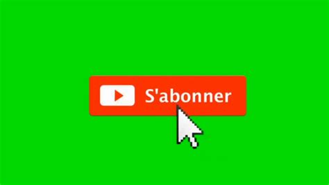 Fond Vert Bouton S Abonner Like Animation1080p Hd Youtube