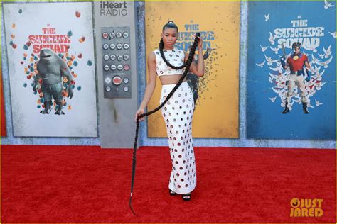 Storm Reid Whips Her Braid Around At The Suicide Squad Red Carpet