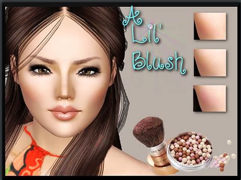 Margeh 75s A Lil Blush Blush Sims Blush Makeup