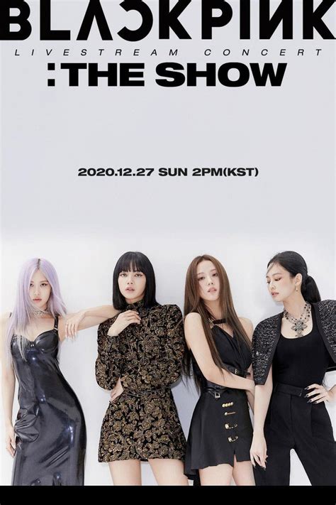 Blackpink The Show Black Pink Kpop Gloss Poster 17x 24 Etsy