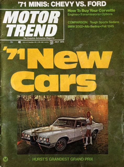 Motor Trend July 1970 At Wolfgang S