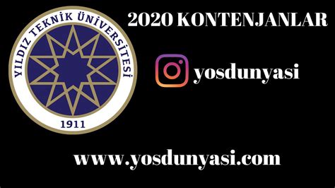 Search only for yildiz teknik üniversitesi YILDIZ TEKNİK ÜNİVERSİTESİ YÖS 2020 KONTENJANLARI - YouTube