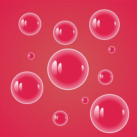 Vector For Free Use Red Bubbles Vector