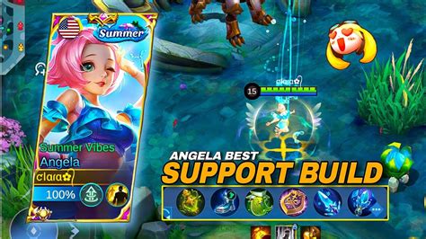 angela new build🌸 angela summer skin gameplay angela summer vibes skin gameplay 💝 youtube