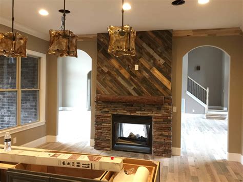 View some of our past building projects around the chippewa valley. Stellar Pallet Fireplace Surround That Will Astound ...