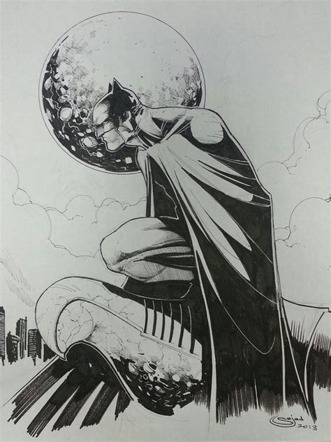 Batman Inks By Sajad126 On Deviantart Batman Artwork Batman Artist