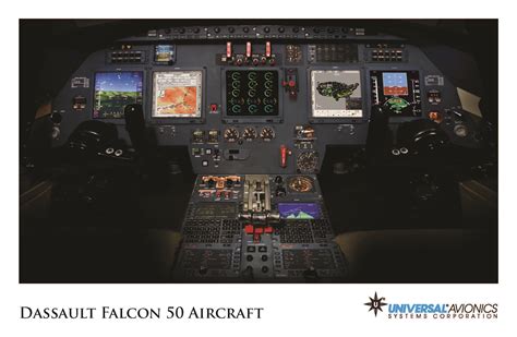 Universal Avionics Dassault Falcon 50 1 Display Suite 5 Efi 890r