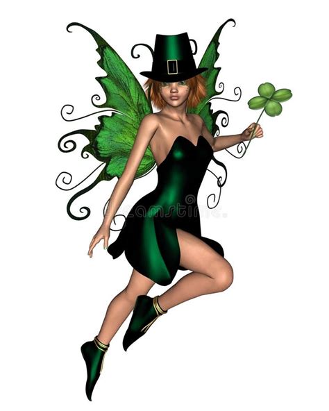 Irish Fairy 1 Stock Illustration Illustration Of Green 18710991