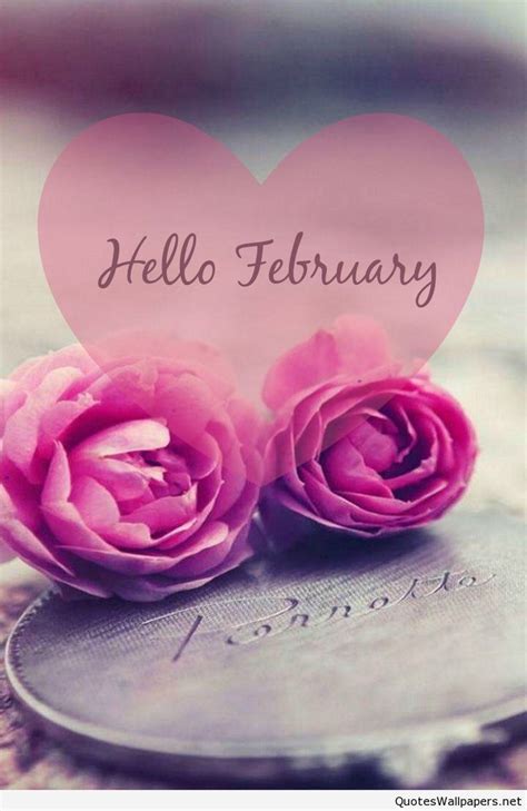 Love Card Mobile Wallpaper Hello February 2016 February Wallpaper