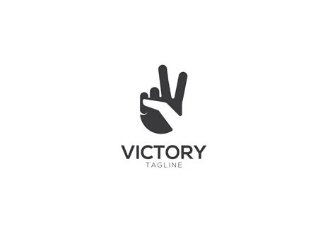 Victory Logo Design In 2021 Victory Logo Branding Design Logo Logo