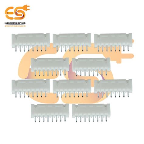 Buy 8 Pin Xh Jst Male Wire Connectors 25mm Pitch 2515 Series Pack Of